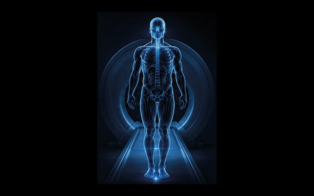 Full body MRI scan visualization